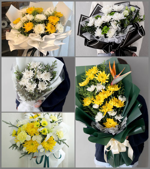 贵州毕节市织金县少普镇丙寨村白事花束代送
